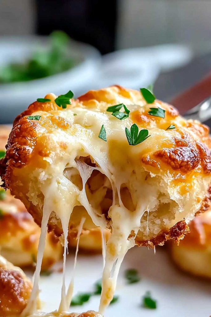 ingredients for Chicken Alfredo Pizza Puffs