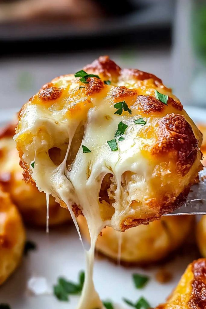 Chicken Alfredo Pizza Puffs
