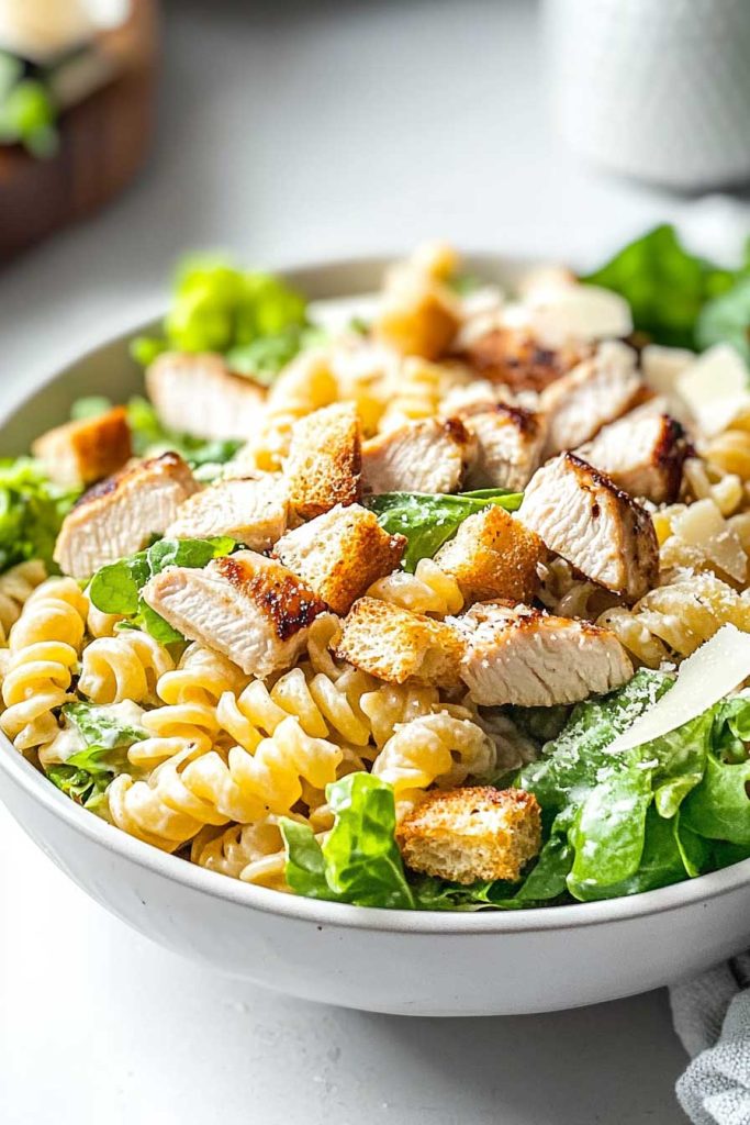 Chicken Caesar Pasta Salad