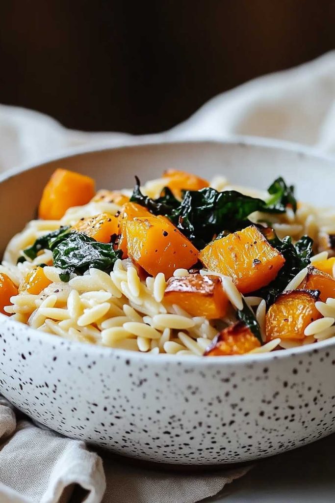 Creamy Orzo with Butternut Squash