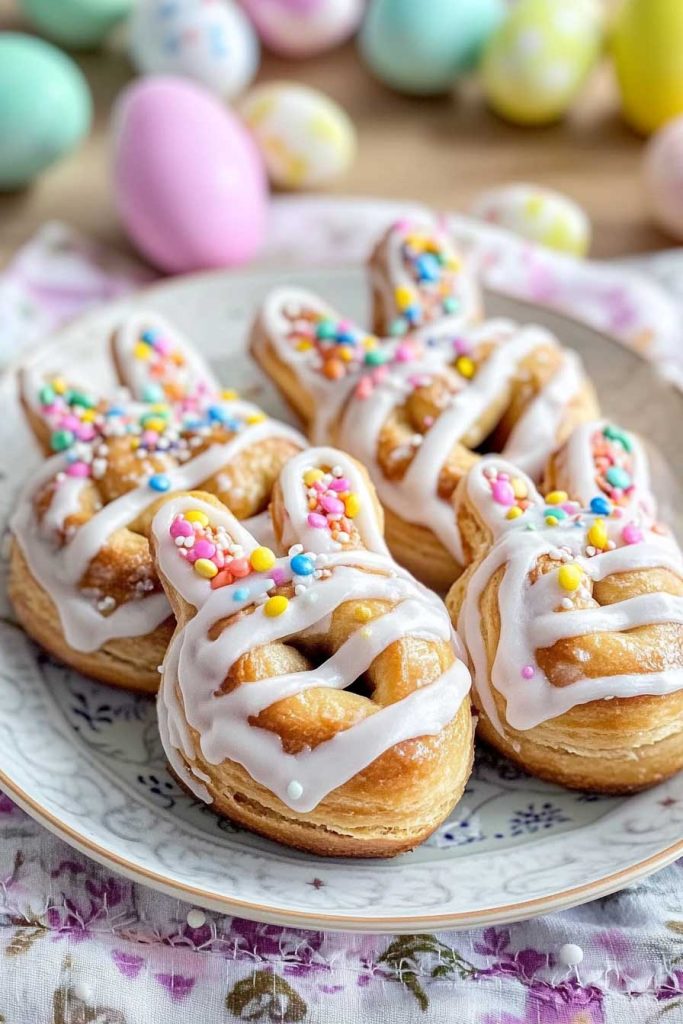 Easter Bunny Cinnamon Rolls