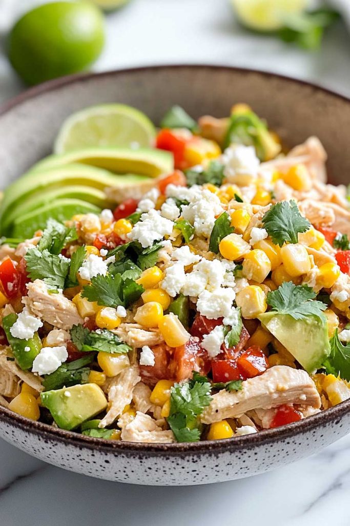 Ingredients for Street Corn Chicken Salad
