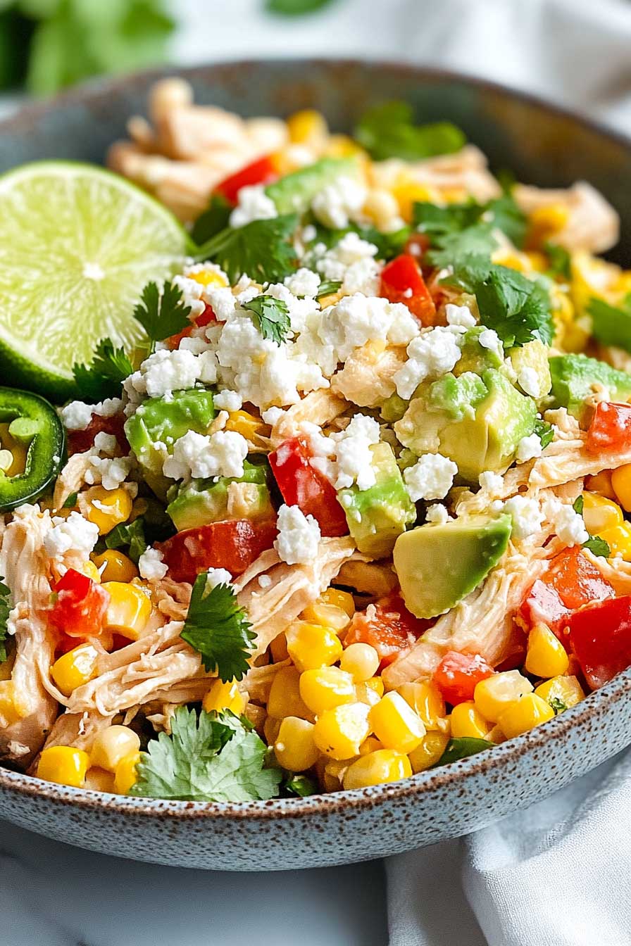 Street Corn Chicken Salad